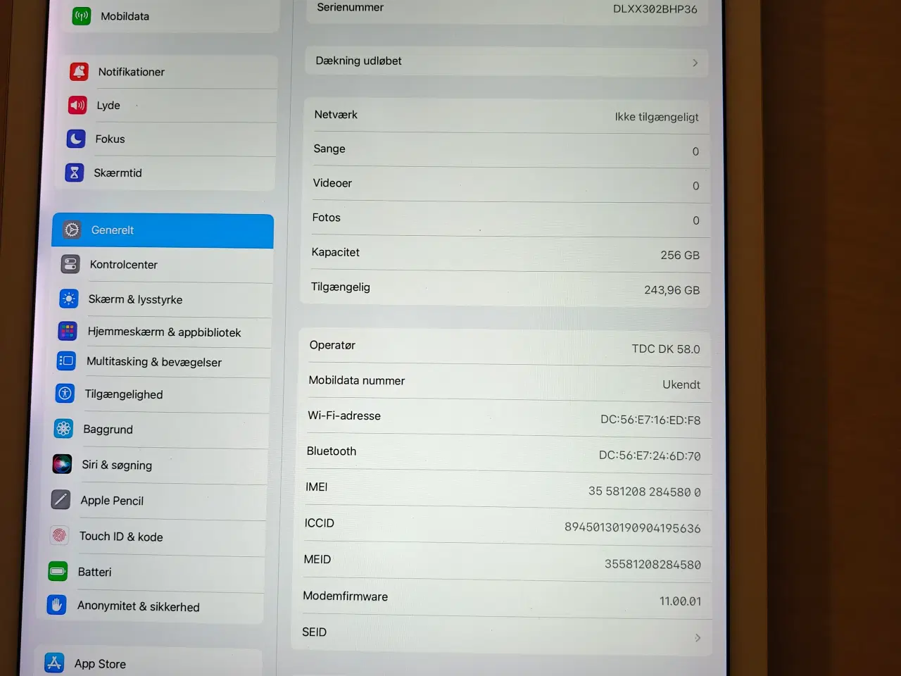 Billede 8 - Overskrift: iPad Pro 12,9" (2. gen) – 256GB – Yder