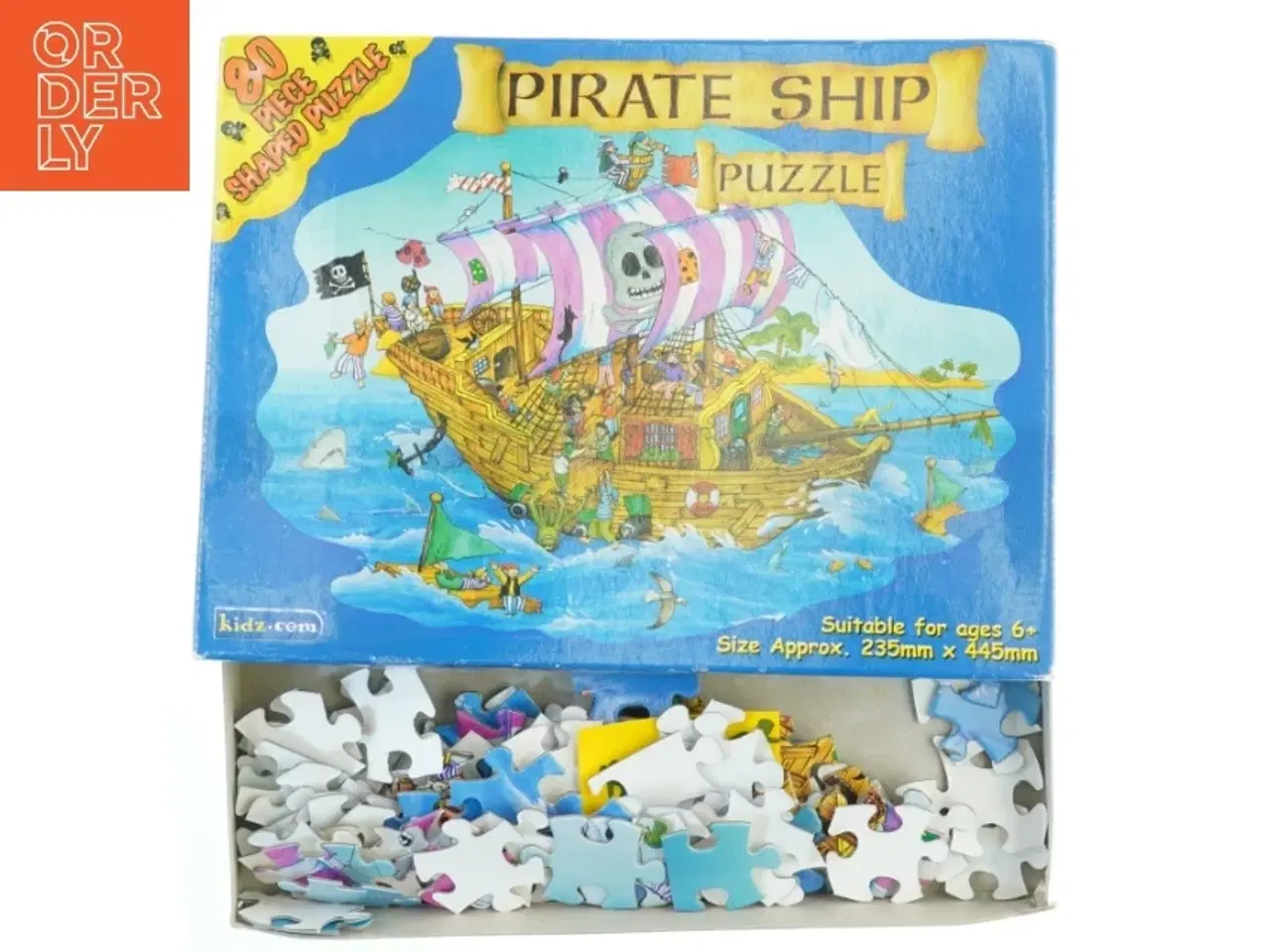 Billede 3 - Piratskibs puslespil fra Kidz (str. 31,5x23 cm)