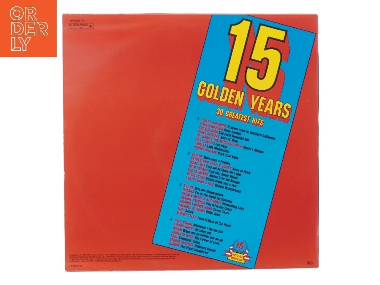 Billede 2 - 15 Golden Years LP fra CBS Records