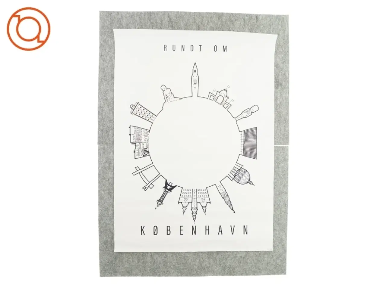 Billede 1 - Plakat af københavn