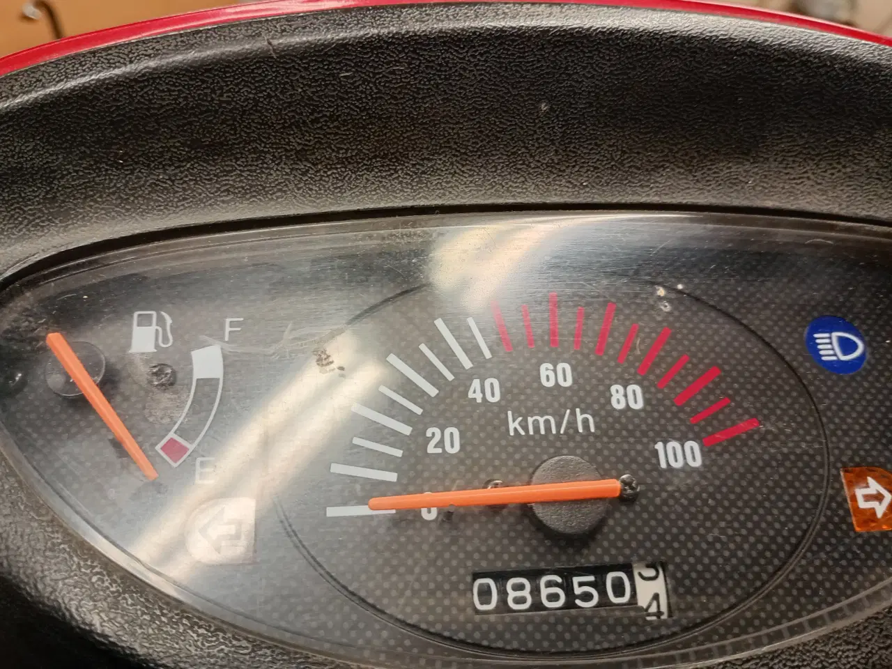 Billede 4 - Komplet originalt kickstarterskjold til pgo comet 