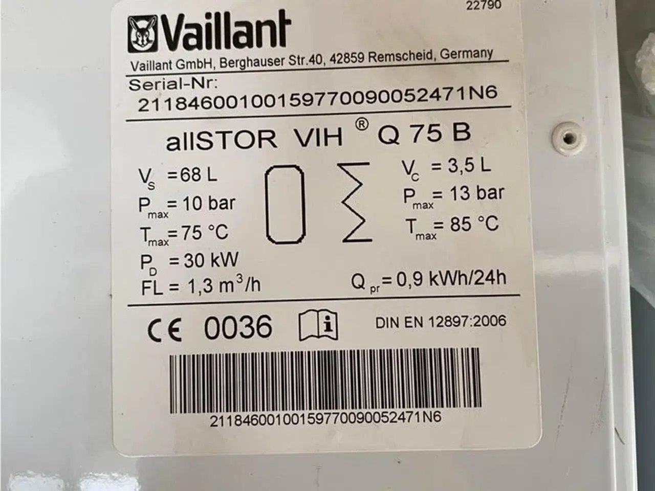 Billede 5 - Vaillant eco TEC plus gaskedel årg.2020