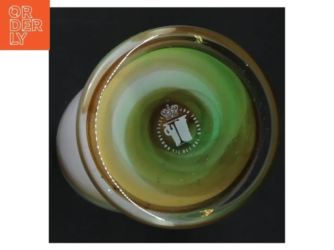 Billede 3 - Holmegaard Najade Glas vase af Per Lütken fra Holmegaard (str. H. 18 cm ø. 7 cm)