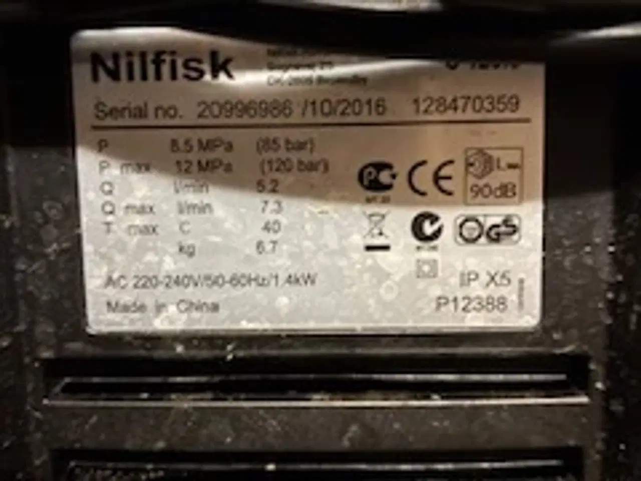 Billede 2 - Nilfisk Højtryksrenser C 120.6