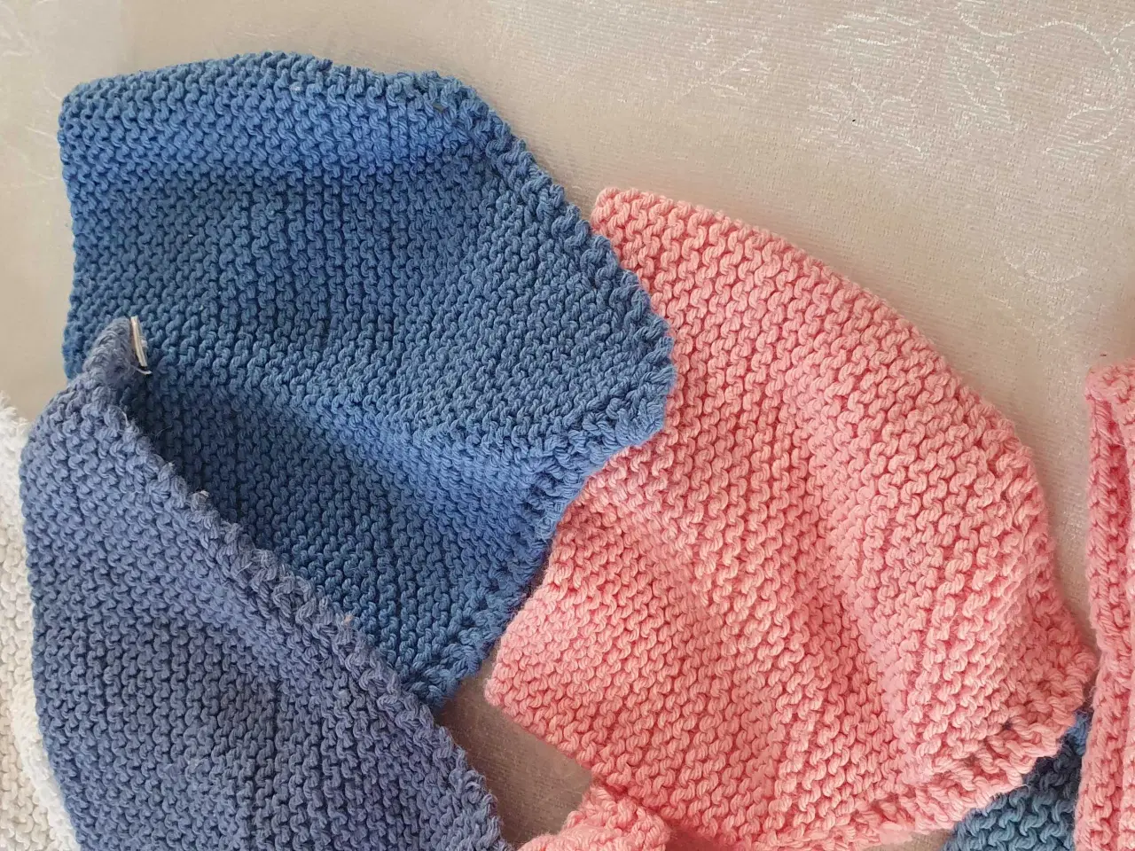 Billede 7 - Hagesmæk hjemmestrikket bomuld