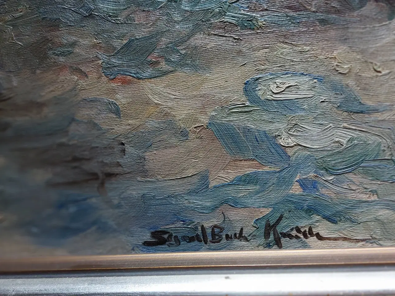 Billede 3 - SIGRID BECK-KNUDSEN - ( 1864-1947 ) oliemaleri