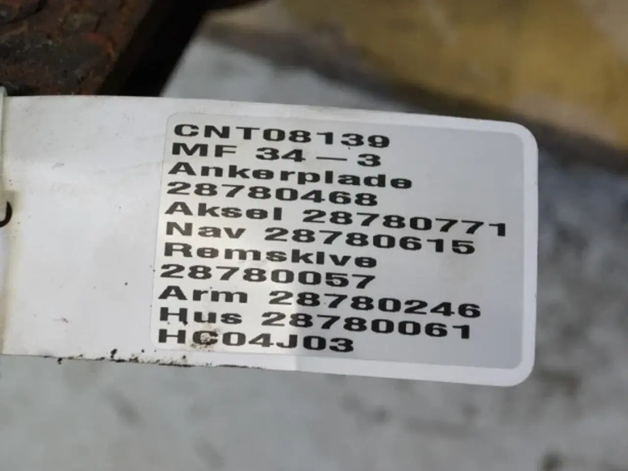 Billede 8 - Massey ferguson 34 Motorremskive 