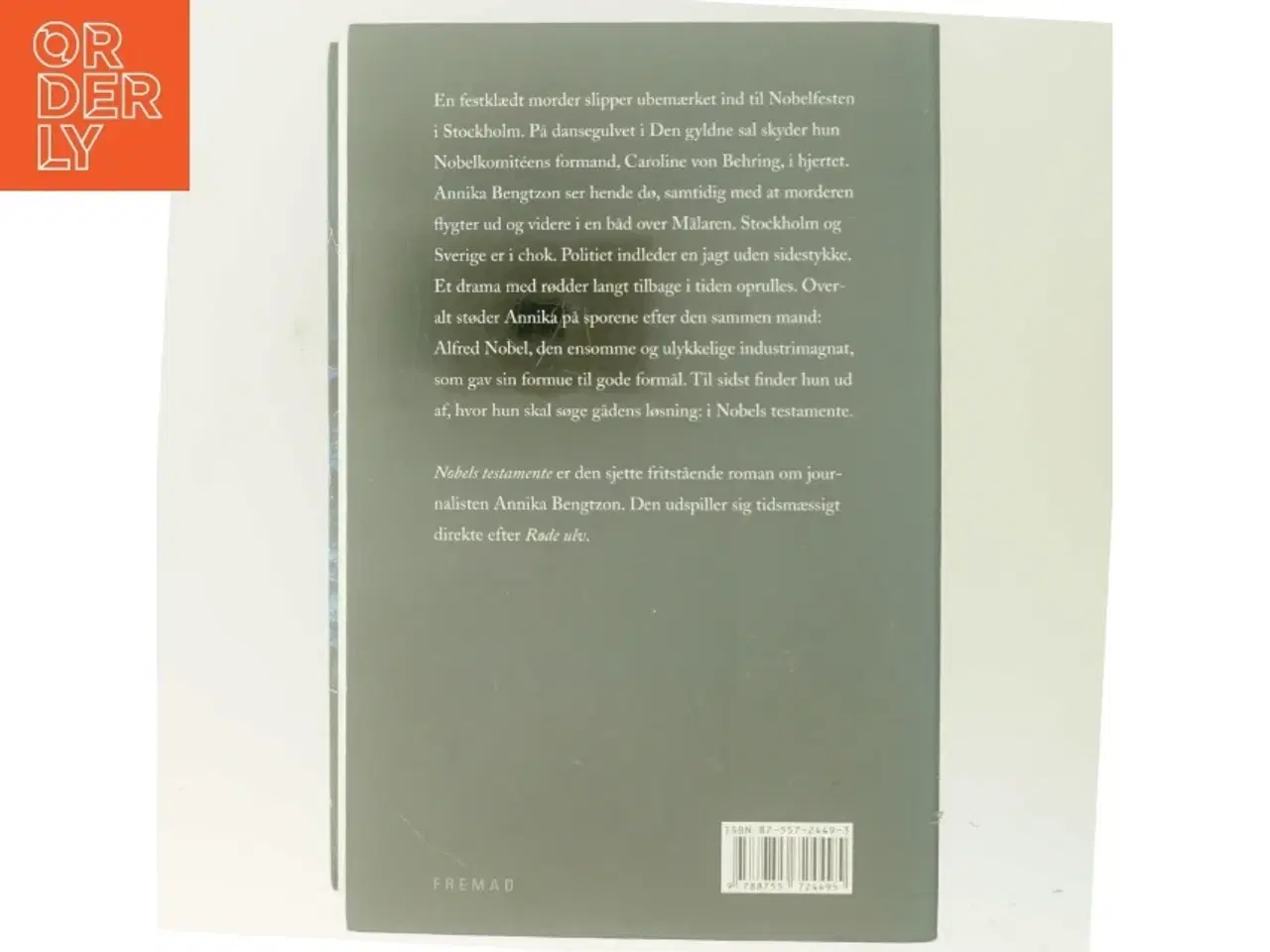 Billede 3 - Nobels testamente af Liza Marklund (Bog)