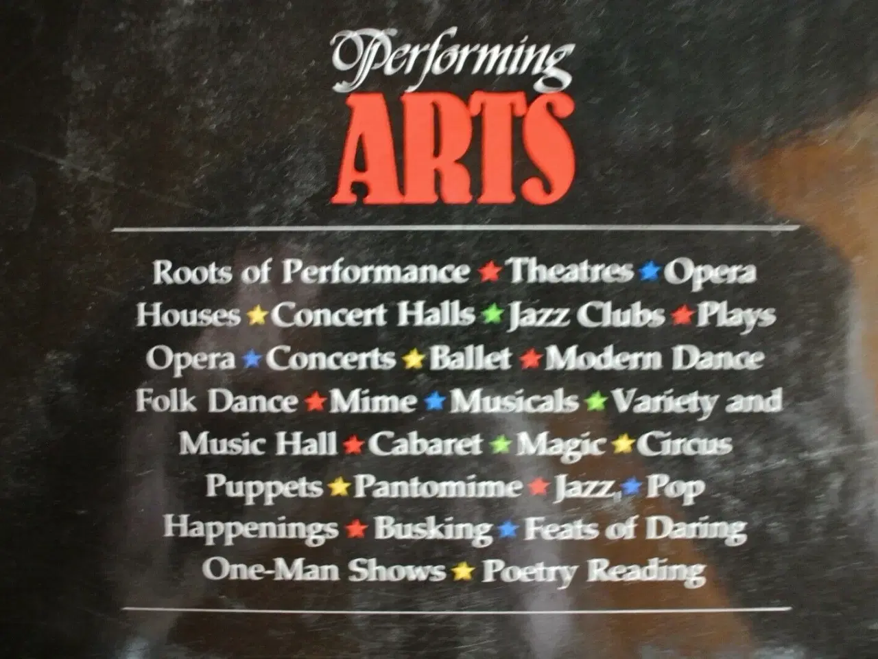Billede 4 - performing arts - a guide to practice and apprecia