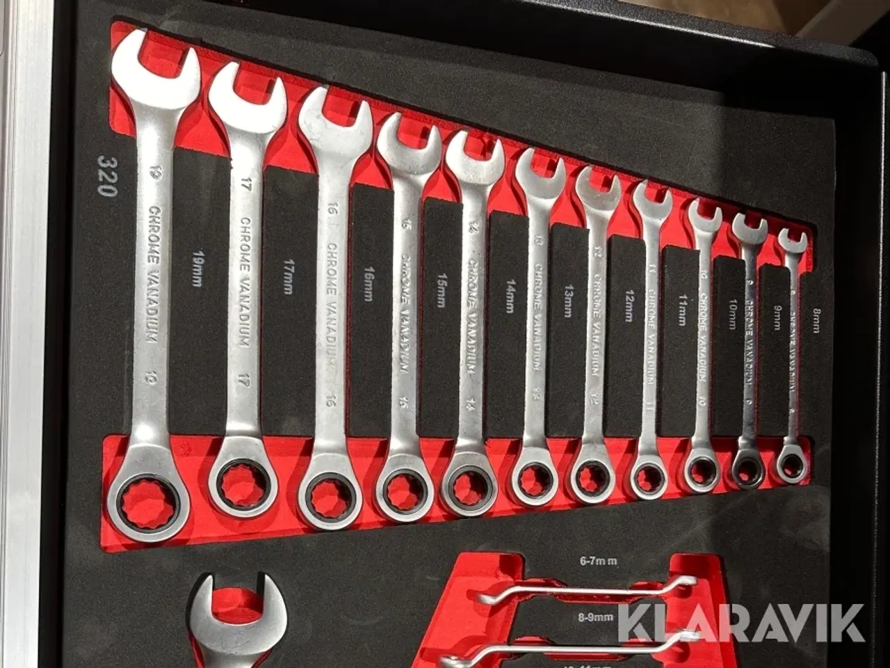 Billede 7 - Værktøjsvogn Bearsafe med 7 skuffer og 239 dele