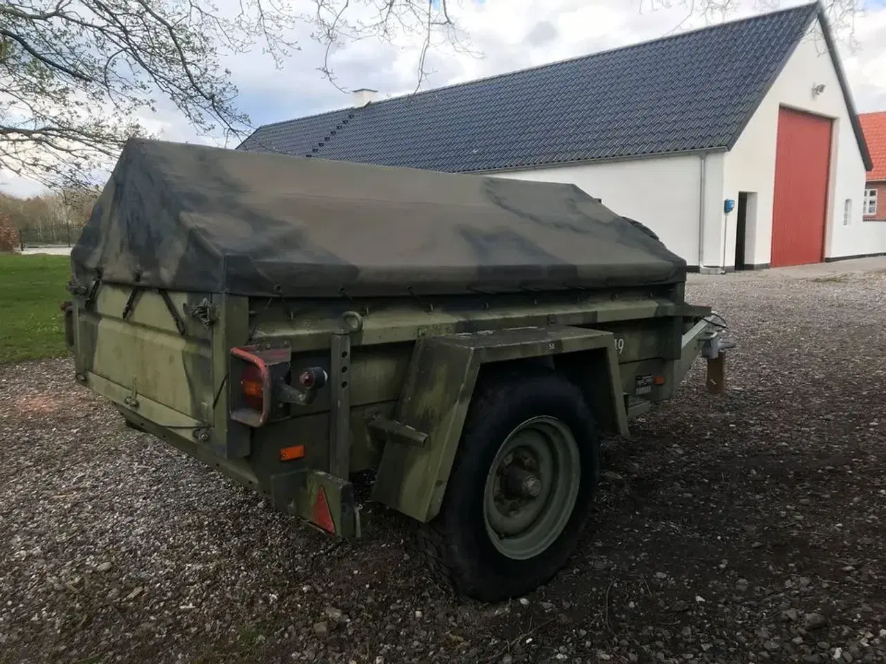 Billede 9 - HMK 1Tons militær trailer til TRAKTOR