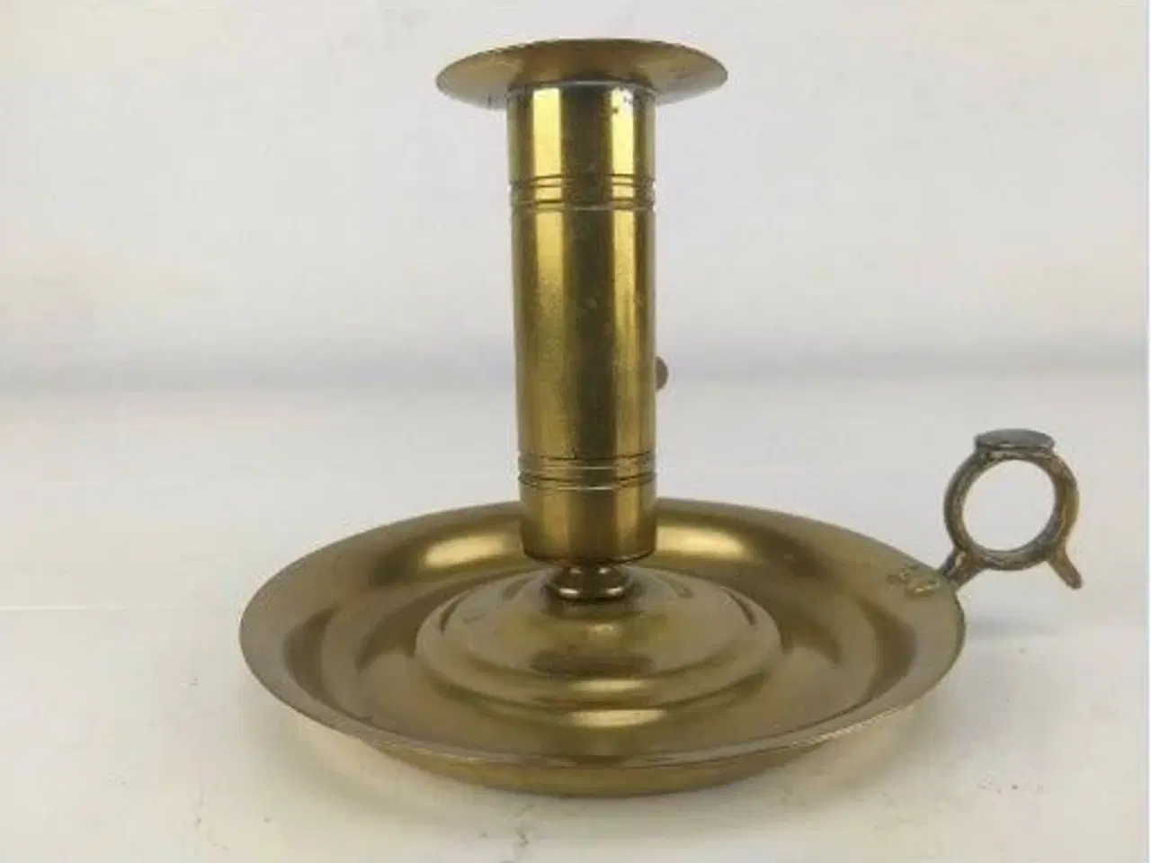 Billede 1 - Fin messing kammerstage / lysestage