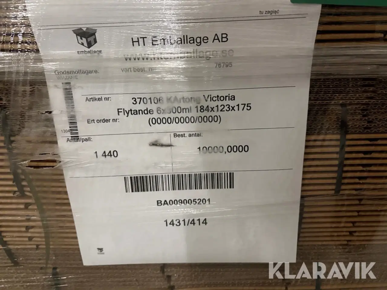Billede 9 - Emballage HT Emballage Kartong 184x123x175 - 5 paller