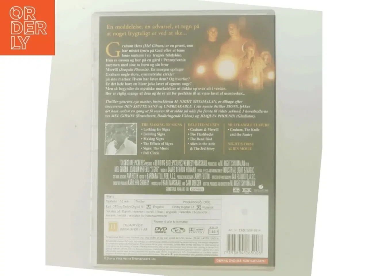 Billede 3 - Signs med Mel Gibson (DVD)