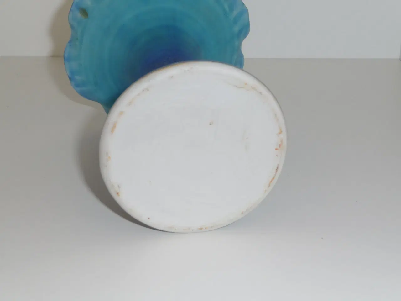 Billede 4 - blå keramik vase fra Visby