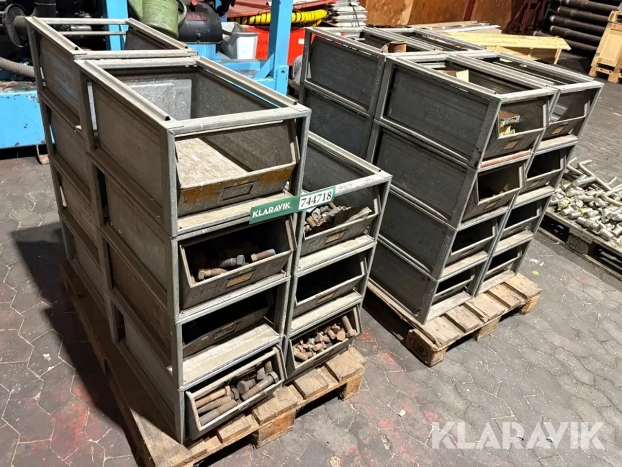 Billede 1 - Bolte og møtrikker inklusiv Opbevaringskasser - assorterede størrelse og type