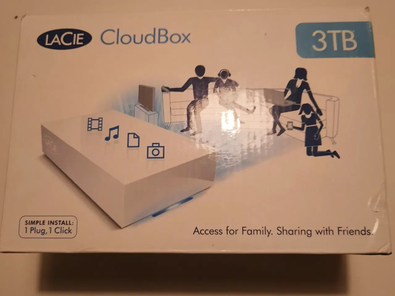 Billede 1 - Lacie cloudbox 3 TB