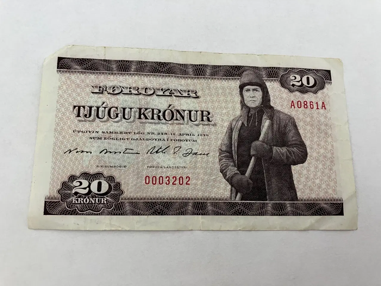 Billede 1 - 20 Kronur Færøerne