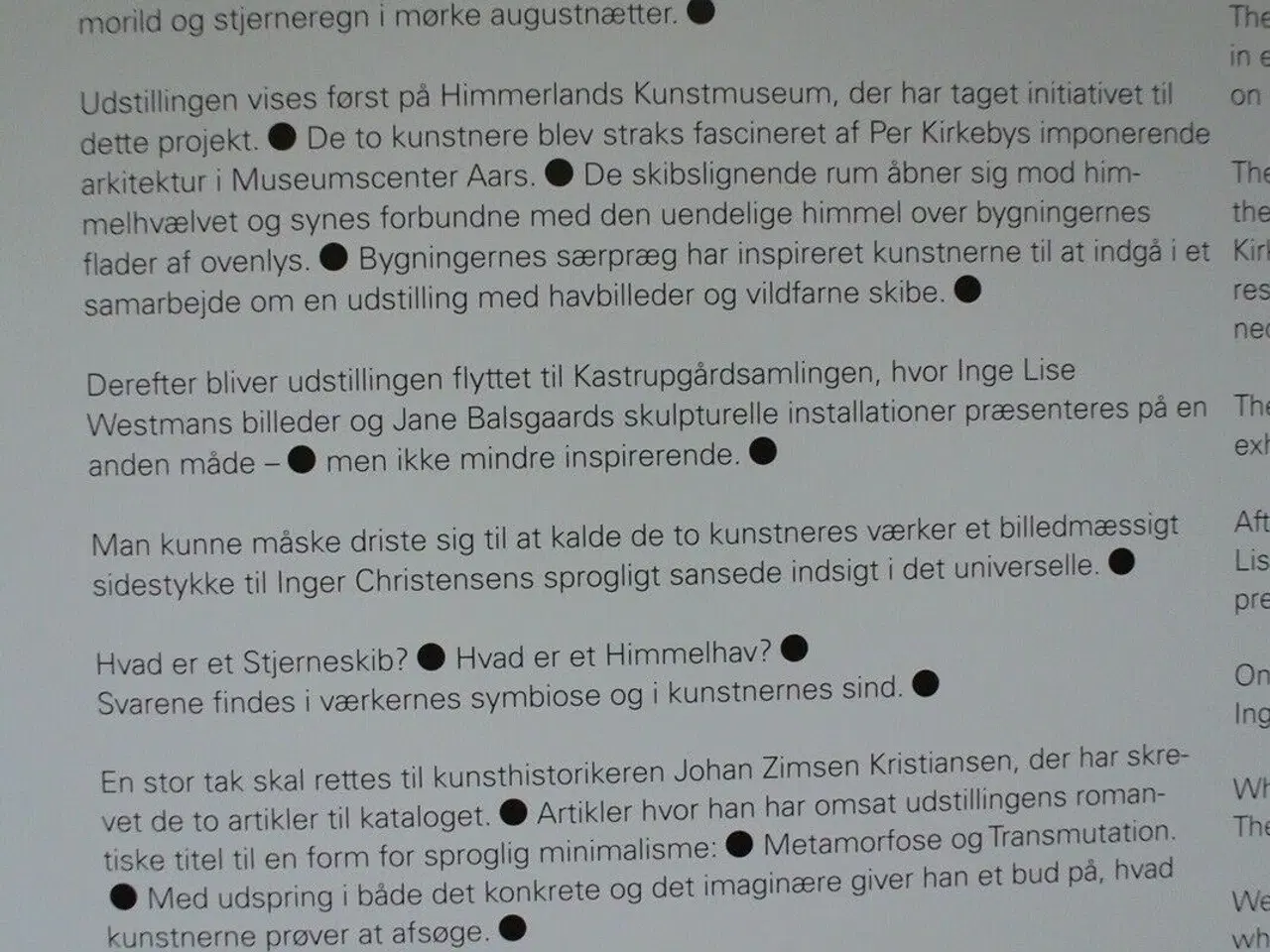 Billede 3 - stjerneskibet og himmelhavet - en udstilling af , 