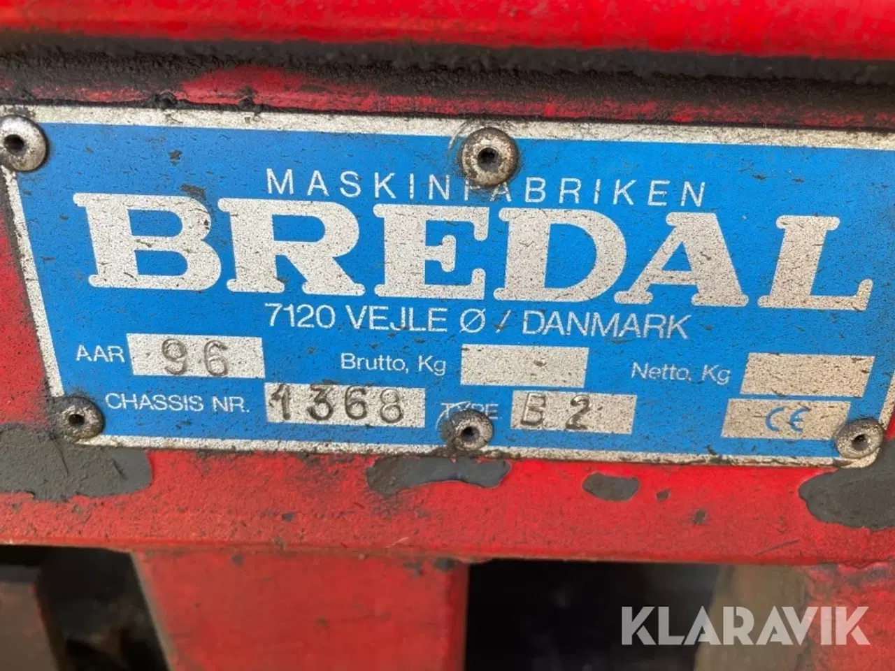 Billede 12 - Gødningsspredere BREDAL B2