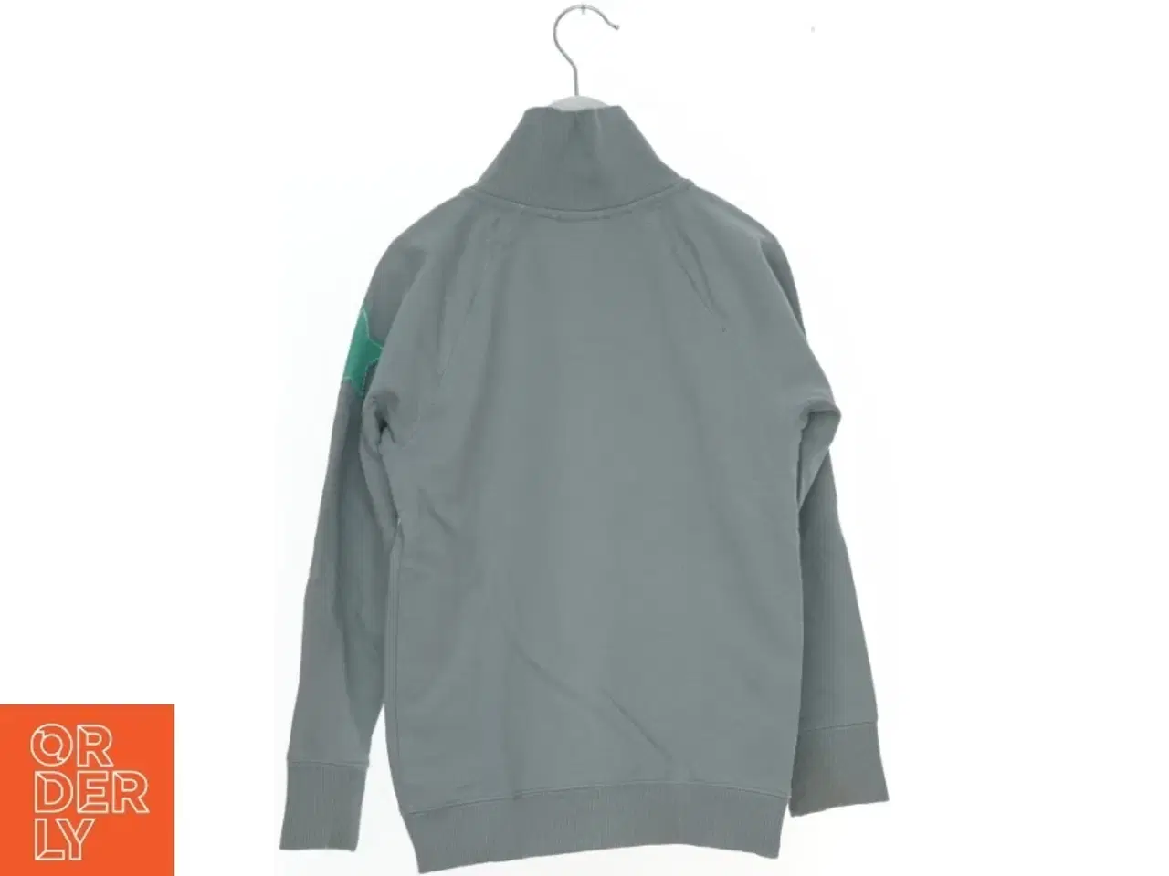 Billede 2 - Grå sweatshirt med lynlås fra Villervalla fra Viller Valla (str. 128)