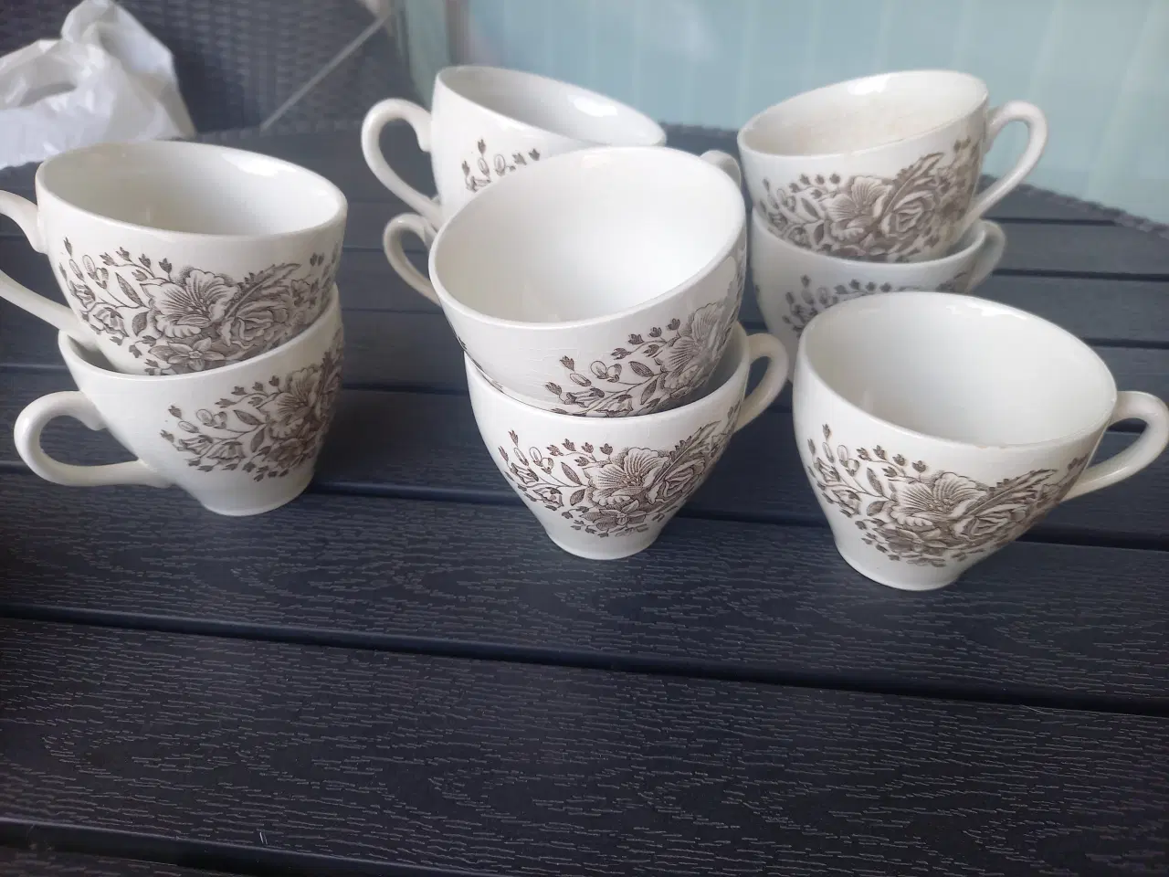 Billede 3 - Vintage Engelsk Te kopper "Jardiniere"