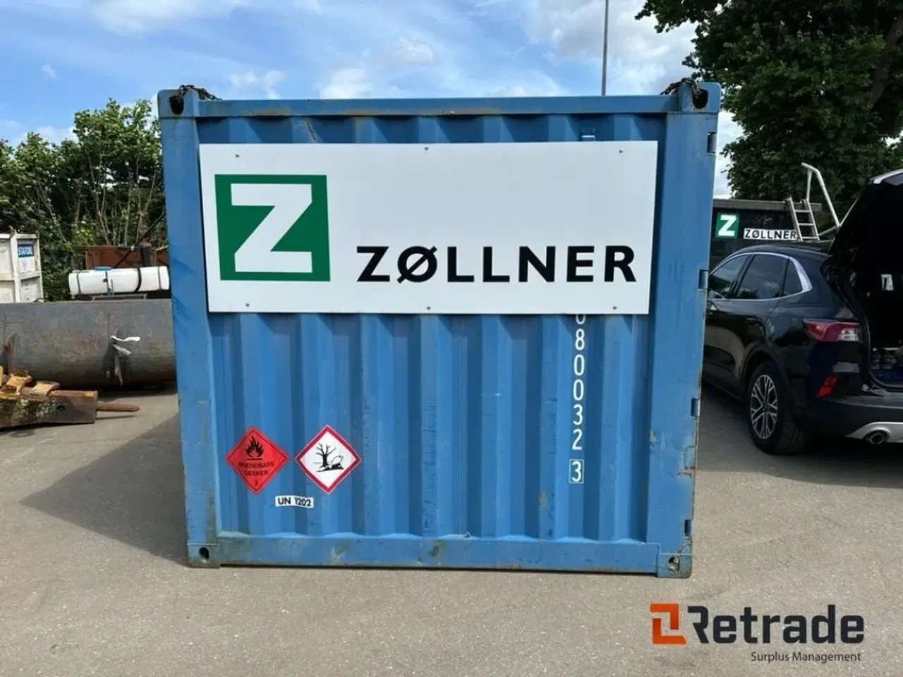 Billede 4 - - - - Container 8 fods isoleret med olietank