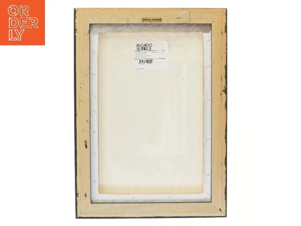 Billede 2 - Abstrakt maleri med ramme fra Incado (str. 54,5x39,5 cm)