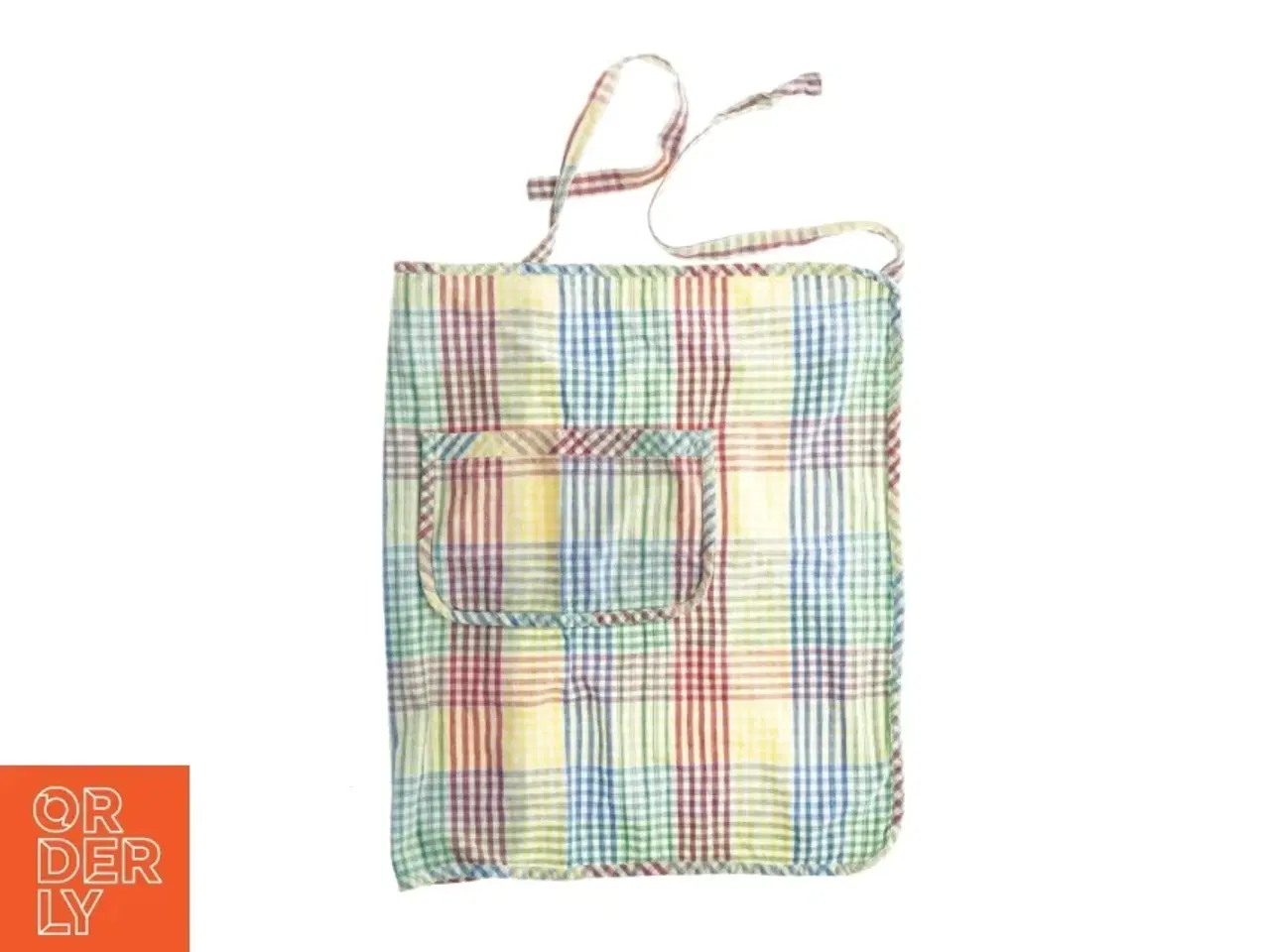 Billede 1 - Ternet forklæde fra Søstrene Grene (str. 63 x 58 cm)