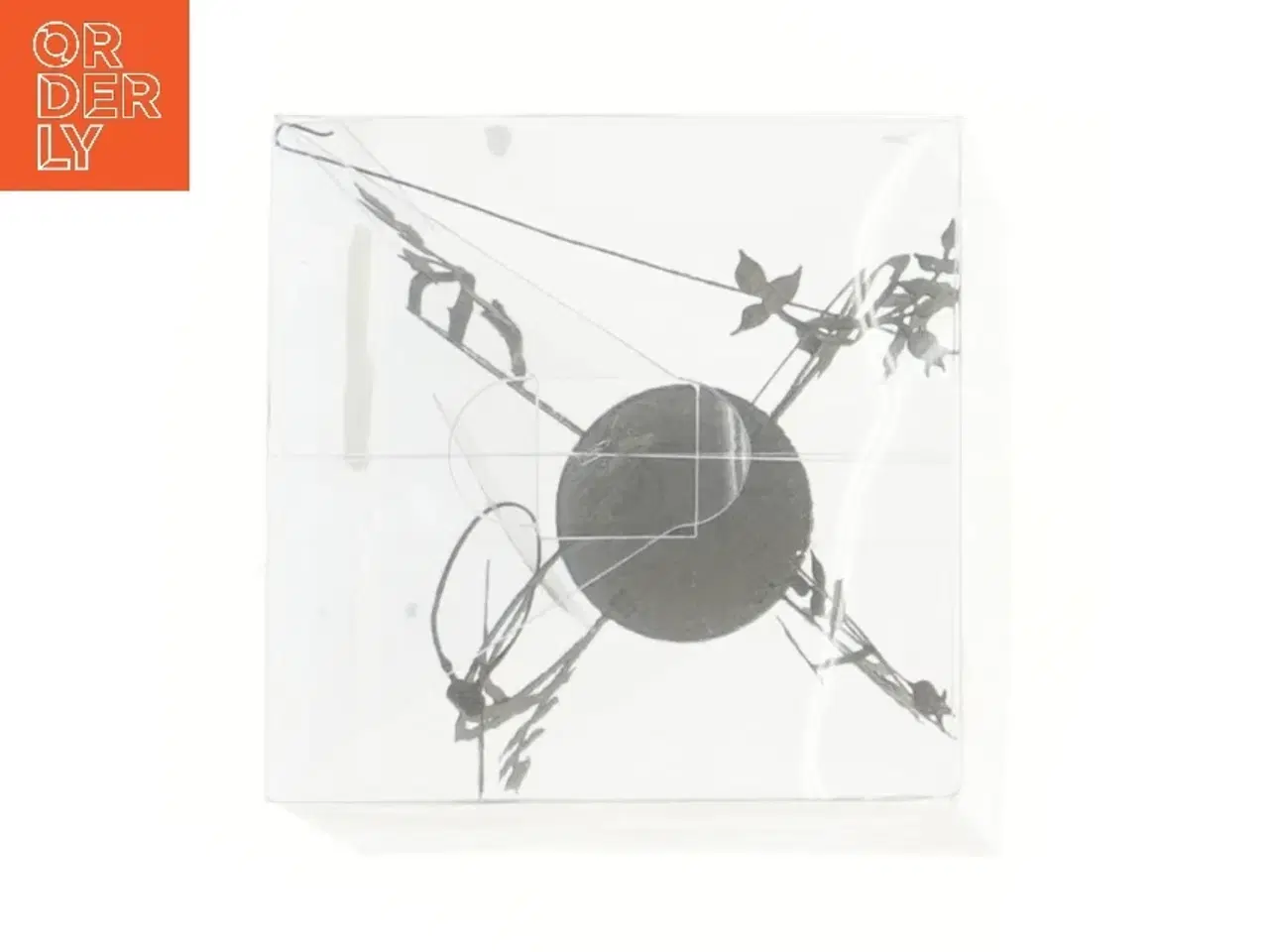 Billede 2 - Dekorativ hjerte med blade design fra Jette Frlich (str. Ø 10 cm)