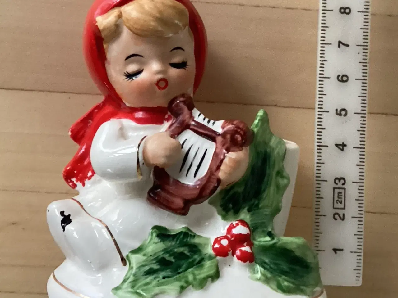 Billede 9 - 2 ældre porcelæns lysestager 