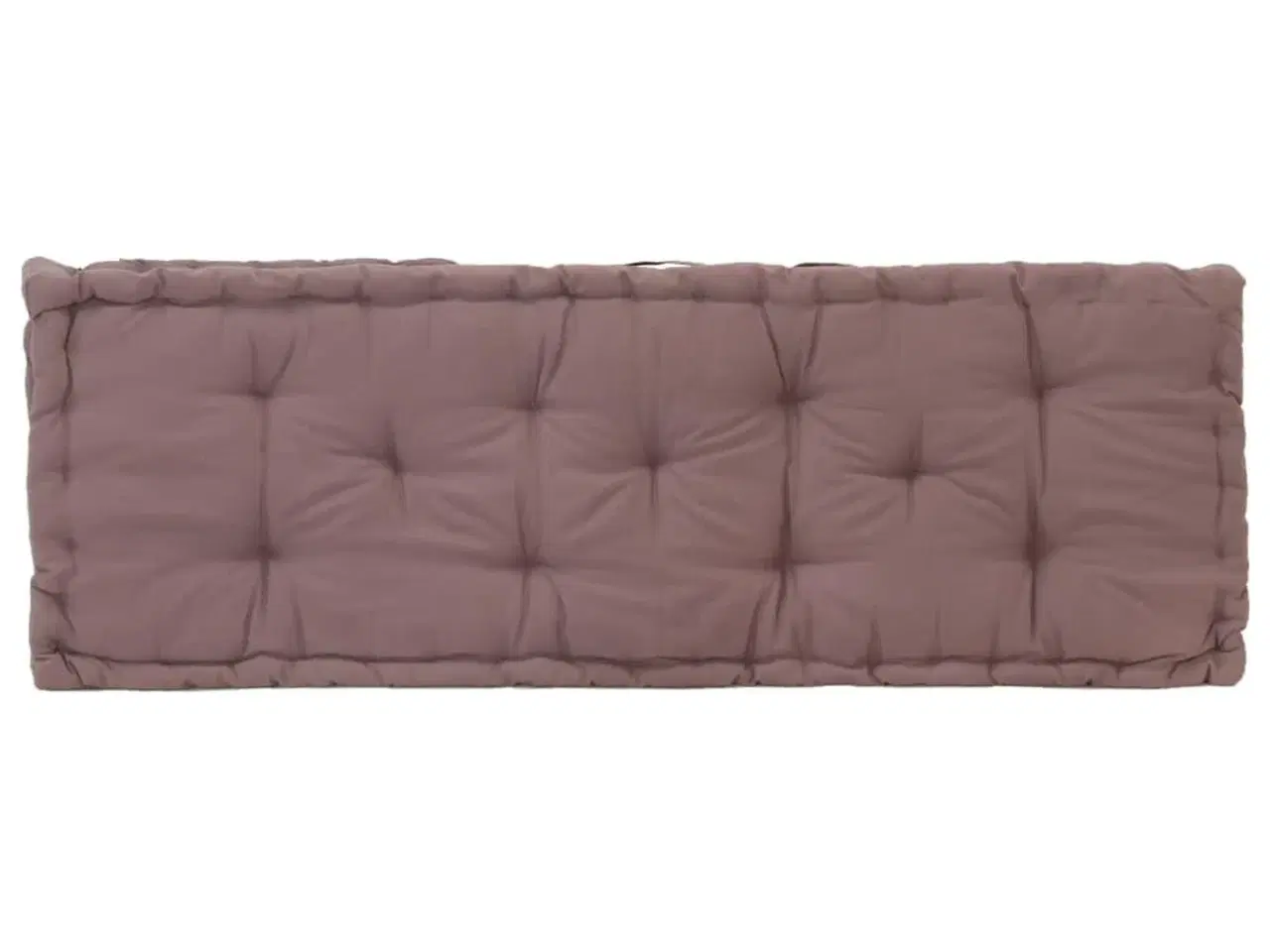Billede 5 - Hynde til pallesofa 120x40x7 cm bomuld gråbrun
