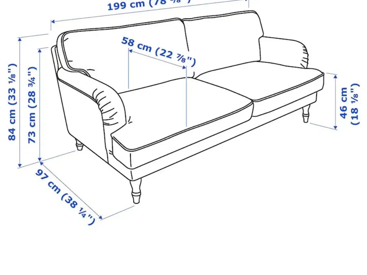 Billede 2 - Ikea stocksund 3-Pers. Sofa