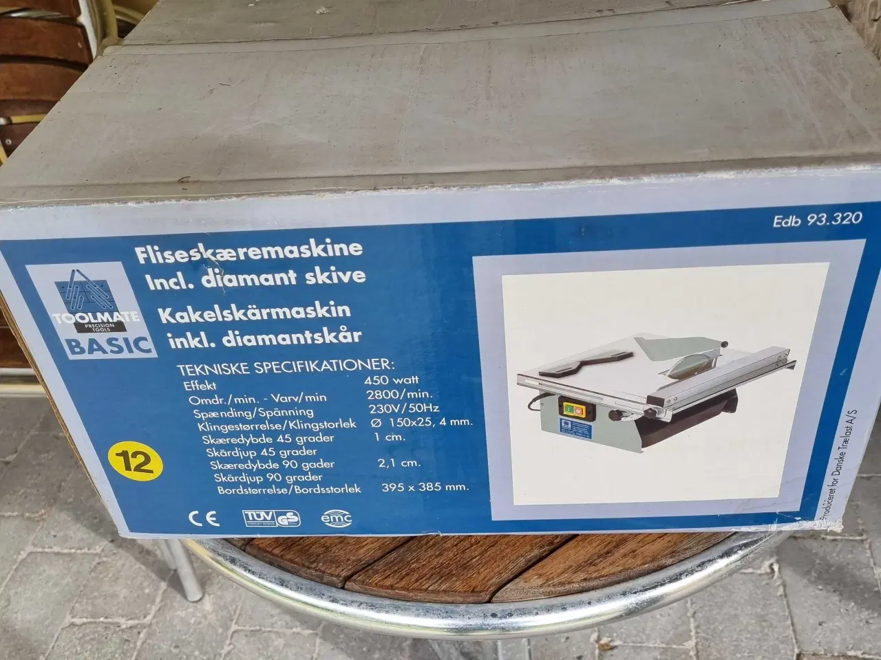 Billede 1 - Fliseskæremaskine