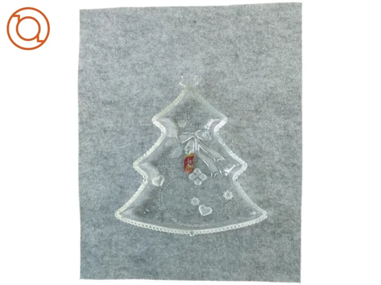 Billede 1 - Waltherglas Juletræsfad i glas (str. 30 x 29 cm)