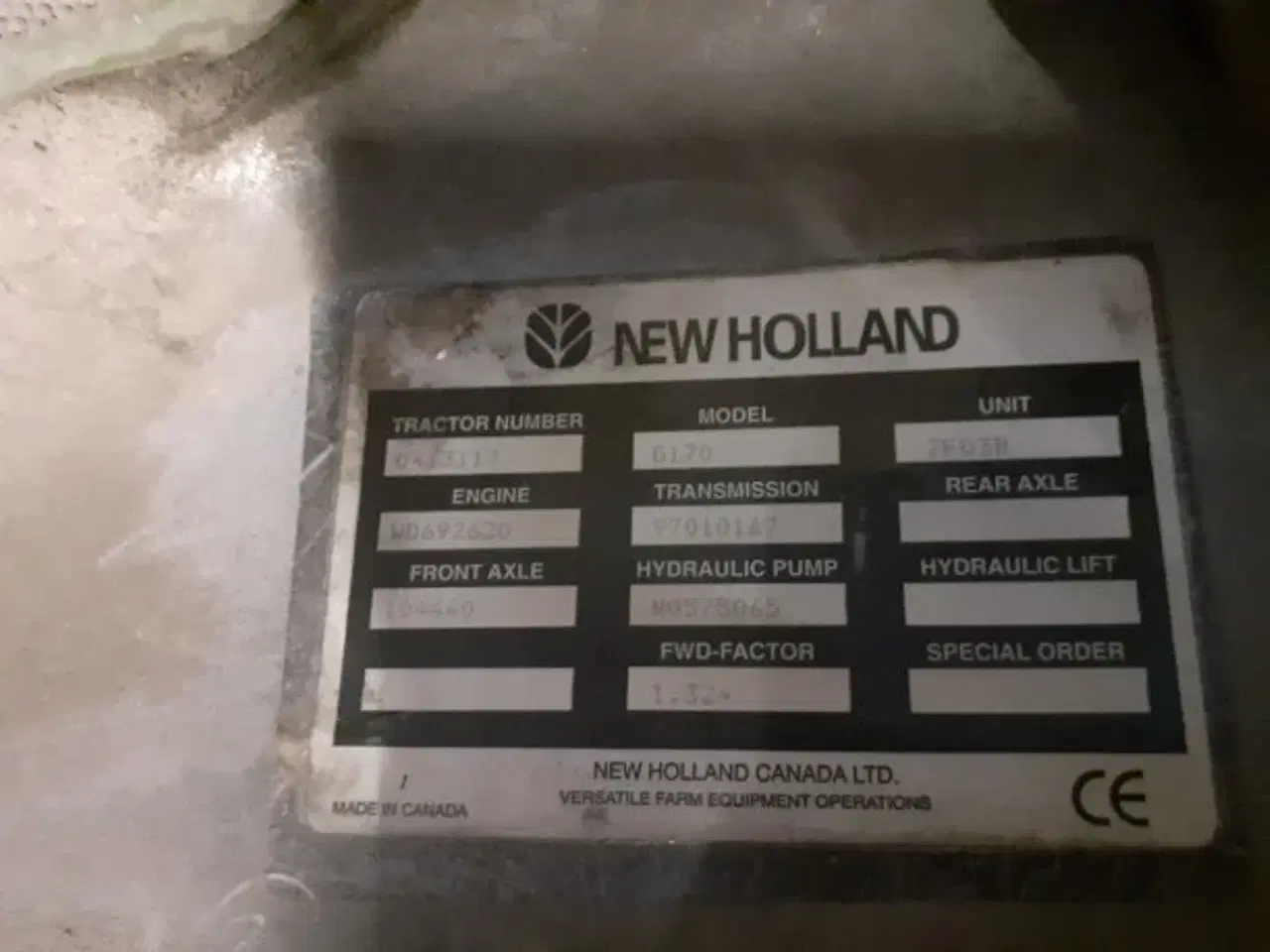 Billede 3 - New Holland G170 Motorhjelm