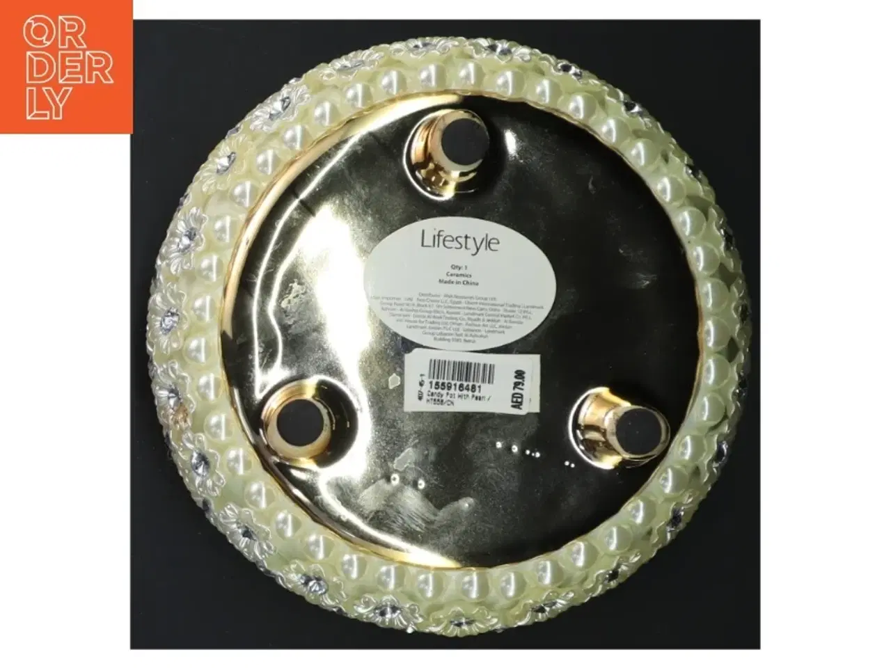 Billede 5 - Dekorativ opbevaringskrukke med låg fra Lifestyle (str. Ø 17 cm)