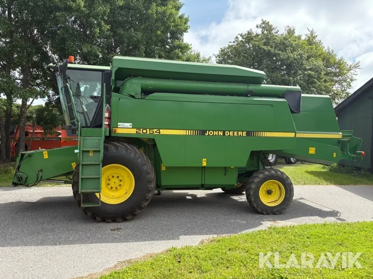 Billede 4 - Mejetærsker John Deere 2054 med skærbord og skærbordsvogn