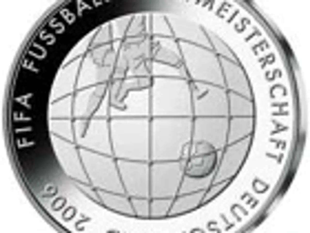 Billede 5 - NY 2006 Tyskland FIFA VM FODBOLD SØLV Minde-Mønt