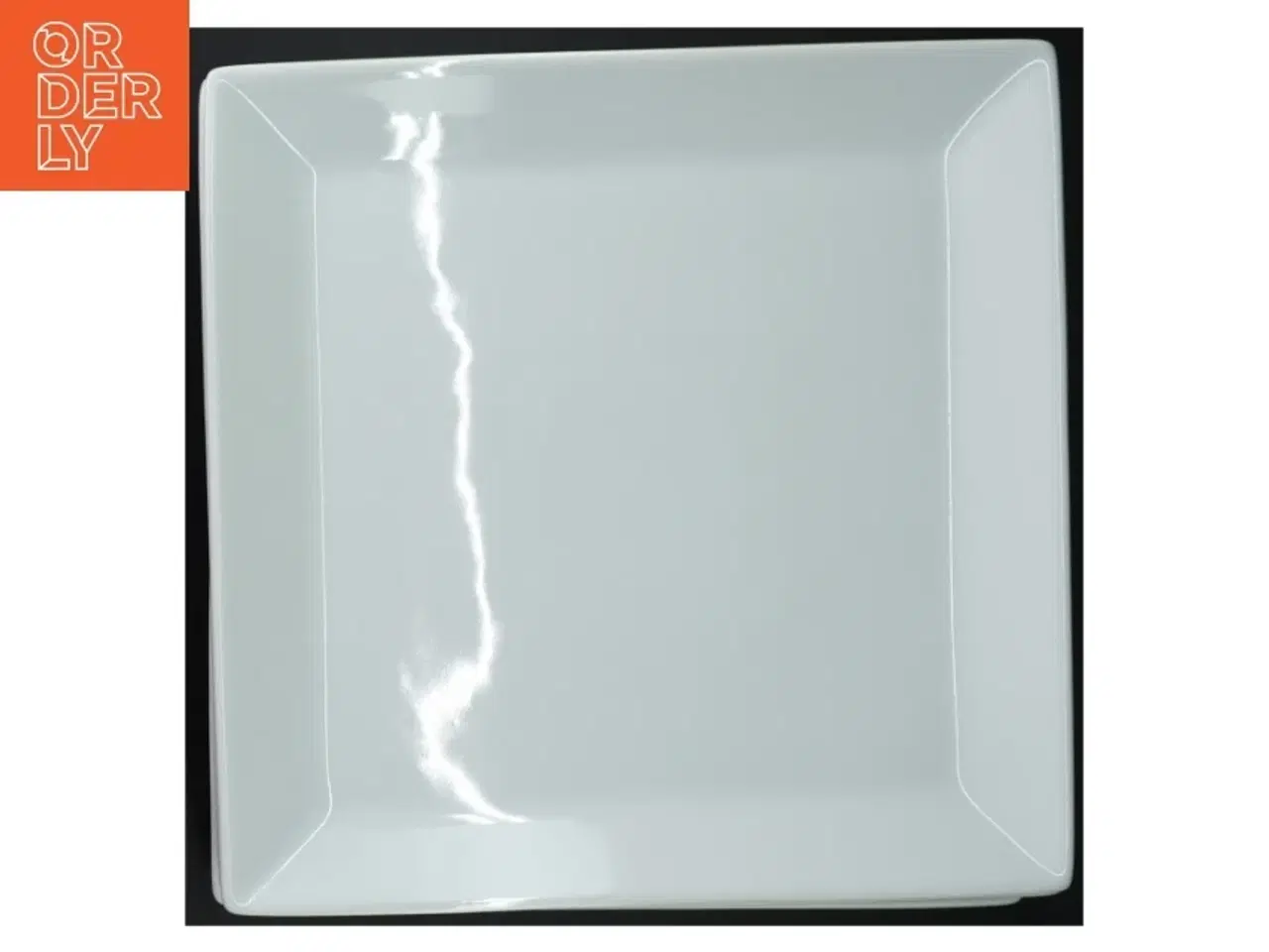 Billede 5 - Hvide firkantede tallerkner fra Aida 6 stk (str. 26,5 x 26,5 cm)