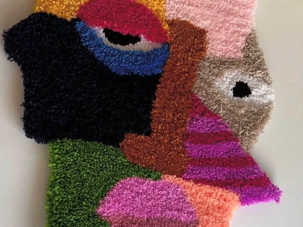 Billede 3 - Vægtæppe , motiv: Fantasi ansigt