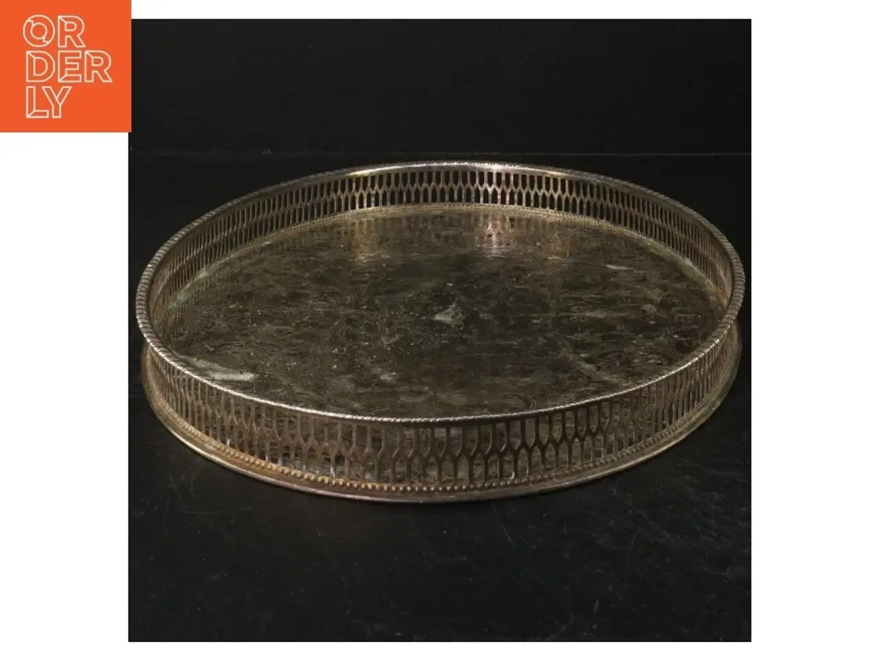 Billede 2 - Oval sølvplet bakke(str. 40x26 cm)