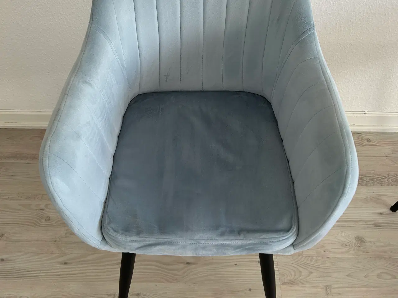 Billede 4 - Spisestole i velour 