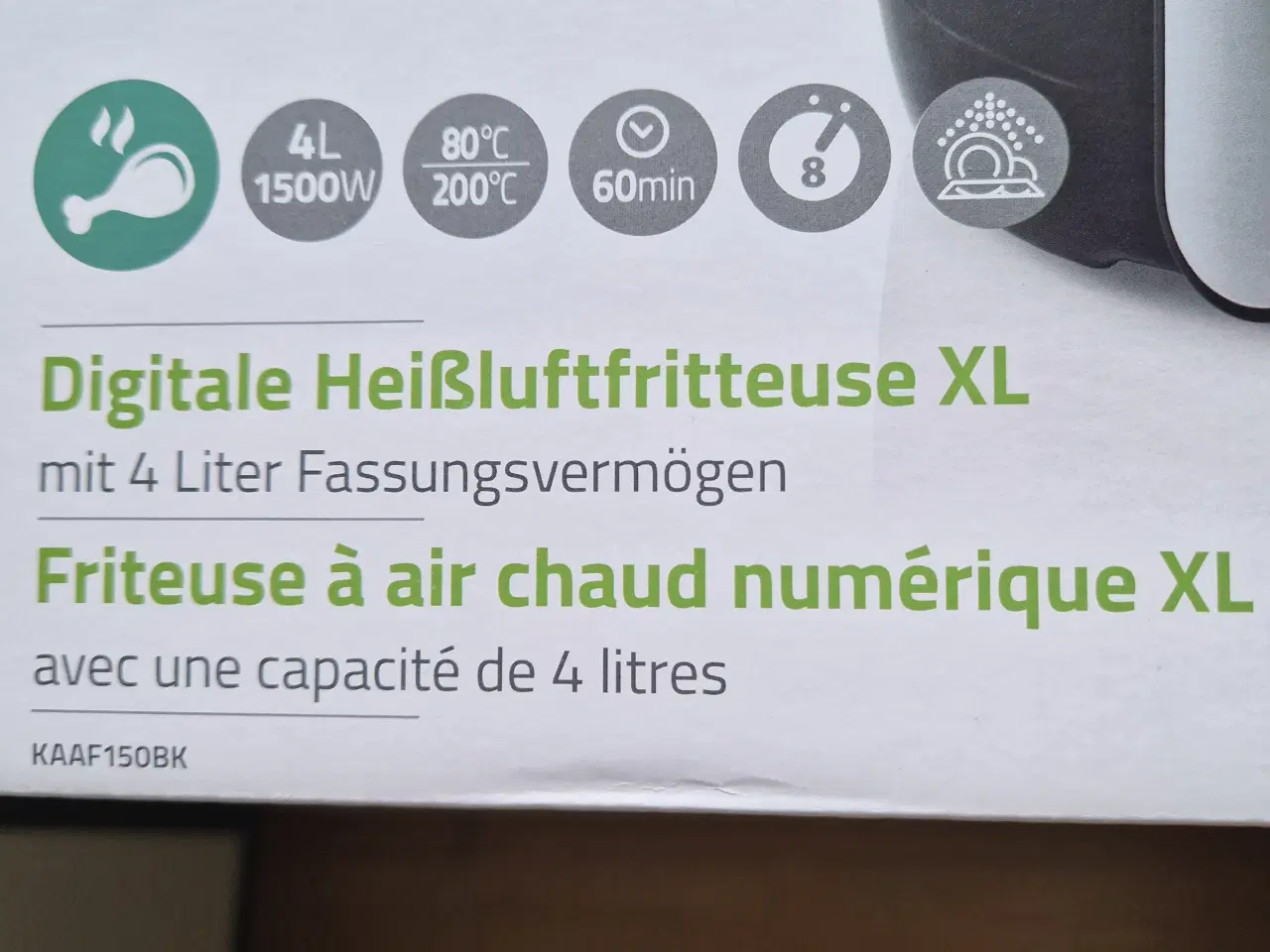 Billede 2 -  smart ny airfryer digital sælges 