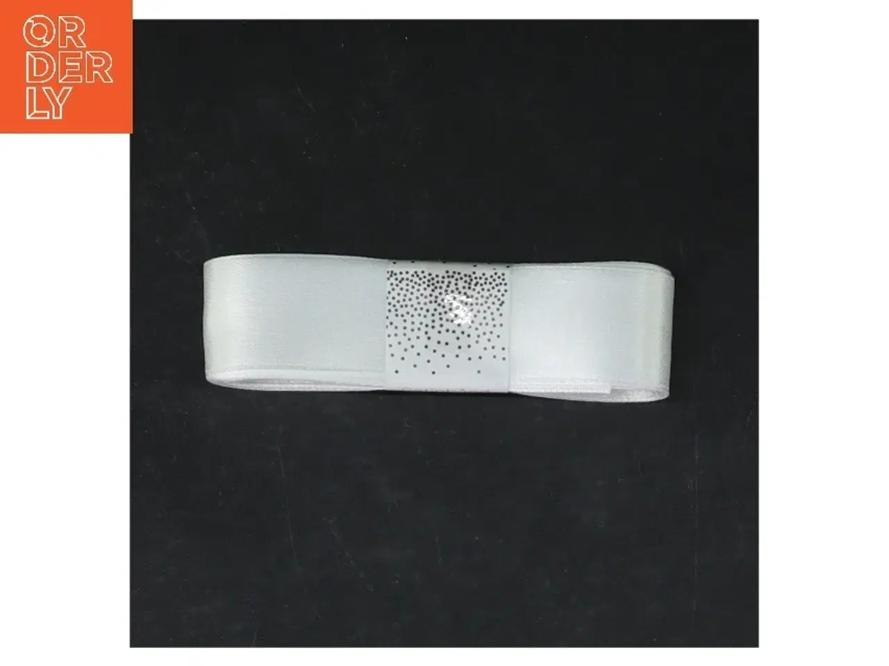 Billede 2 - Hvidt satinbånd (str. 5 m x 2,5 cm)