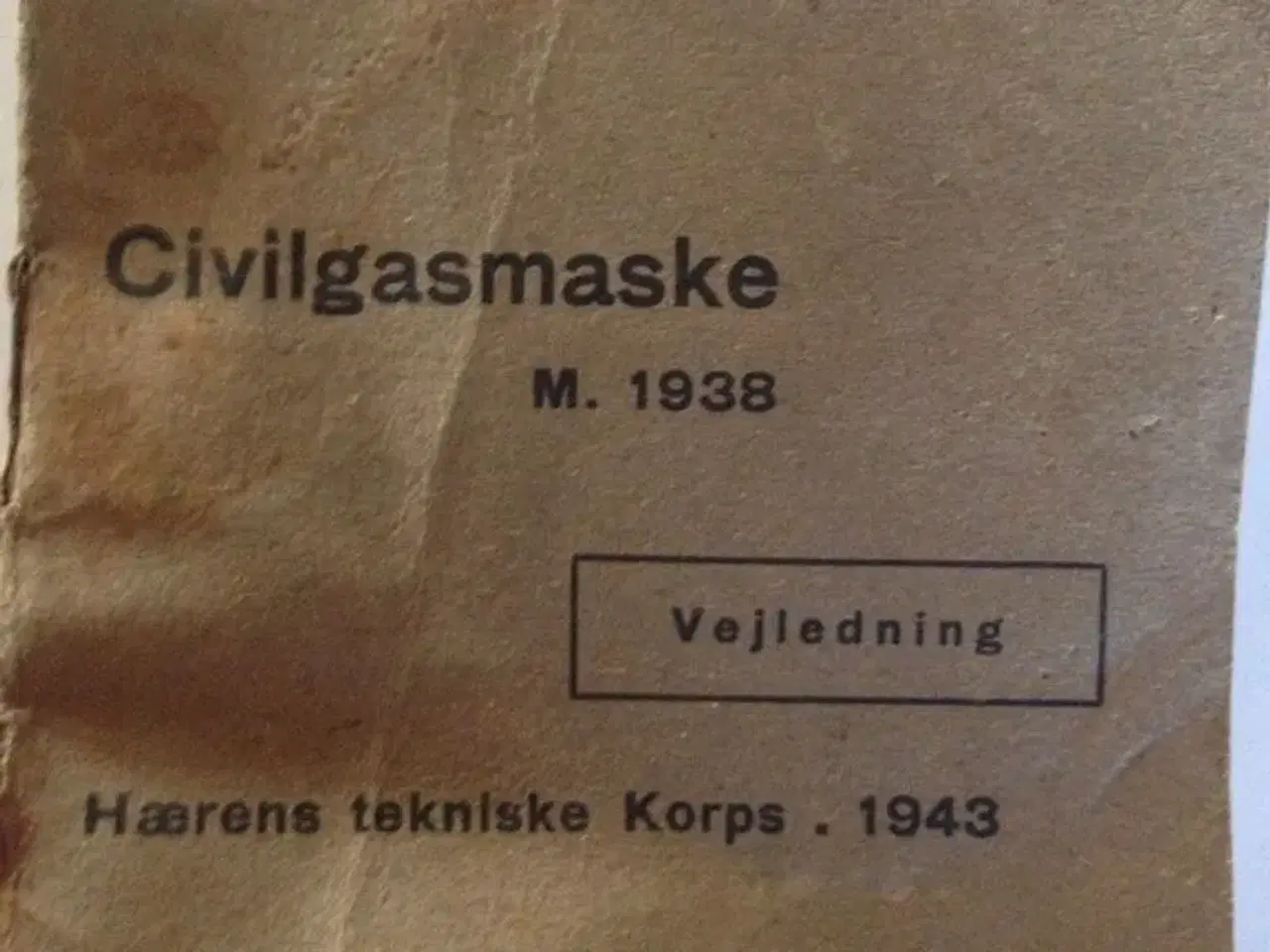 Billede 2 - Gasmaske fra 1943