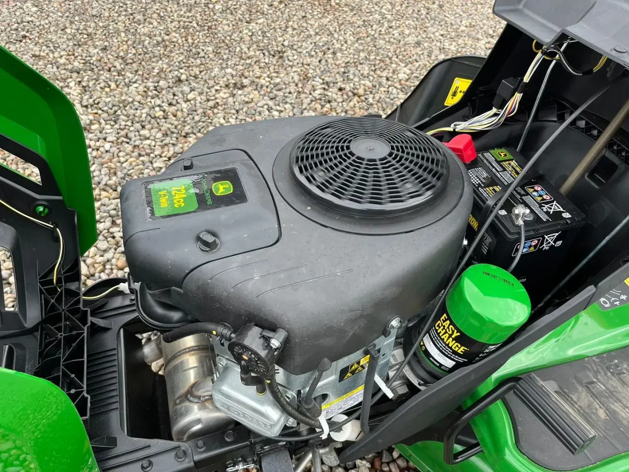 Billede 5 - John Deere X167 2cylinderet motor og med 48tommer klipperbord og for kofanger