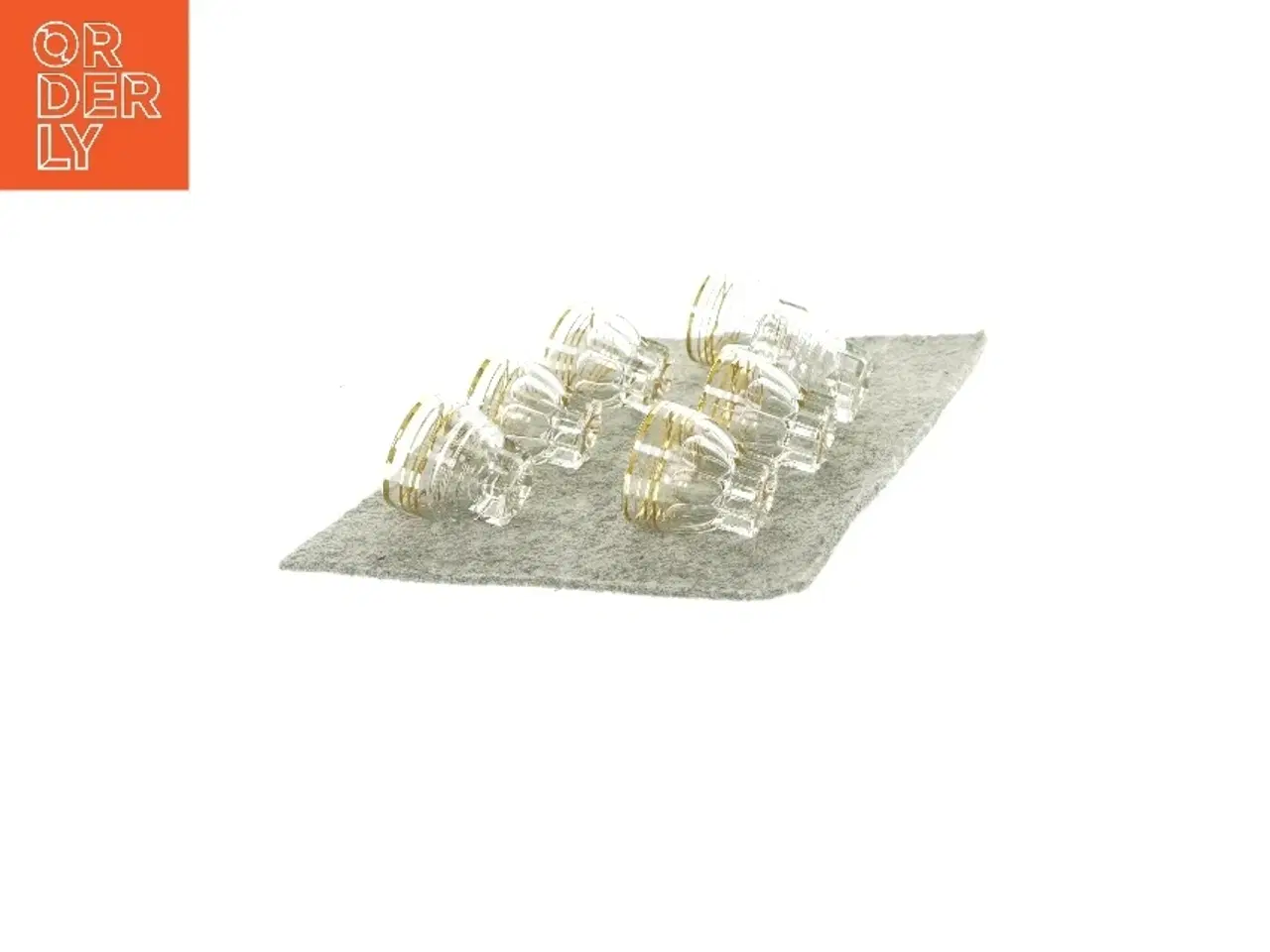 Billede 3 - Små shotsglas 7 styk  (str. HØ: 4x4)