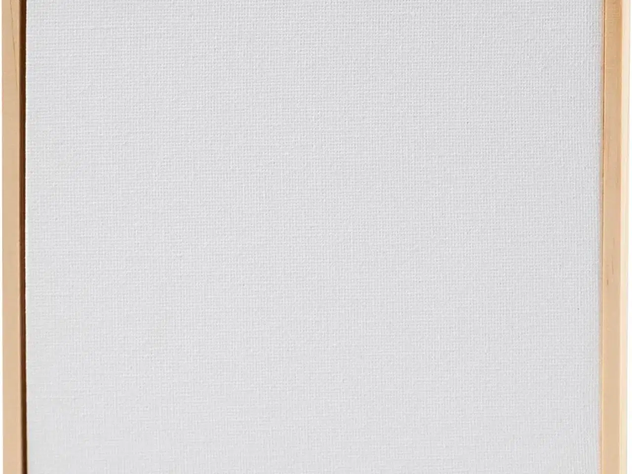Billede 1 - Malerplade med træramme, str. 15,8x15,8 cm, 280 g, hvid, 10 stk./ 1 pk.