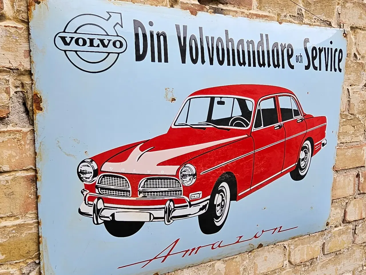 Billede 2 - Emaljskilte Volvo Amazon 